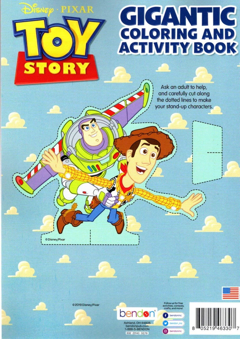 Disney Pixar Disney Toy Story - Gigantic Coloring & Activity Book - 192 Pages - Image 5